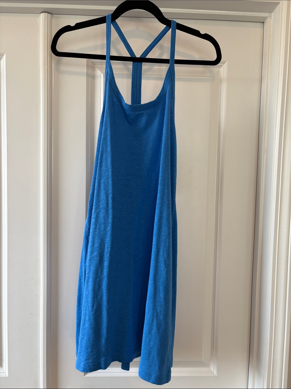 NWT J Crew relaxed racer back tank dress in slub cotton- M